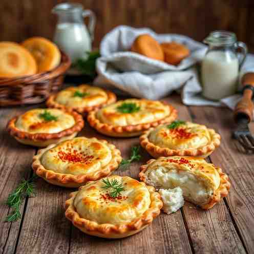 Romanian Placinte - Easy Cottage Cheese Pies